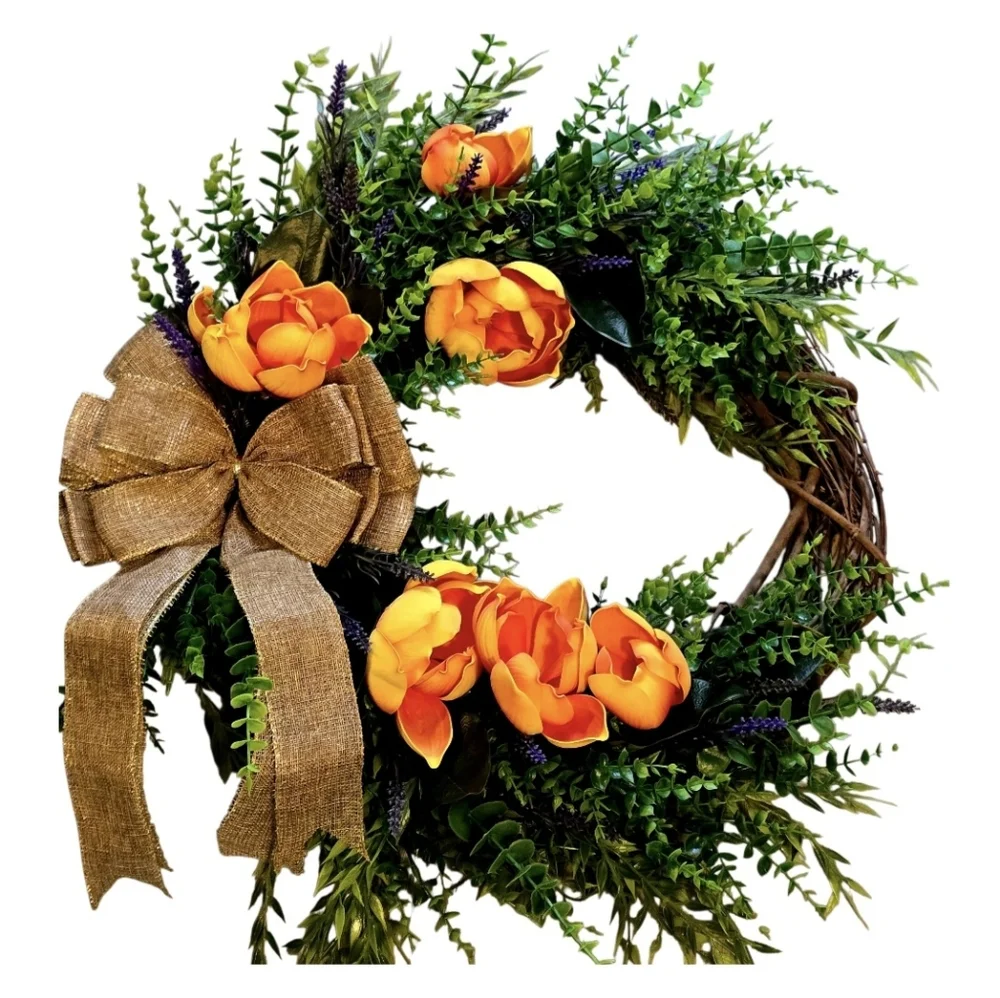 Rustic Spring Wreath - Picture 3 of 9